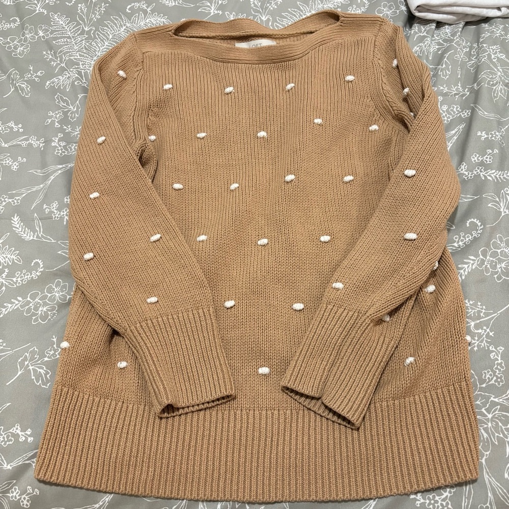 LOFT Dot Sweater